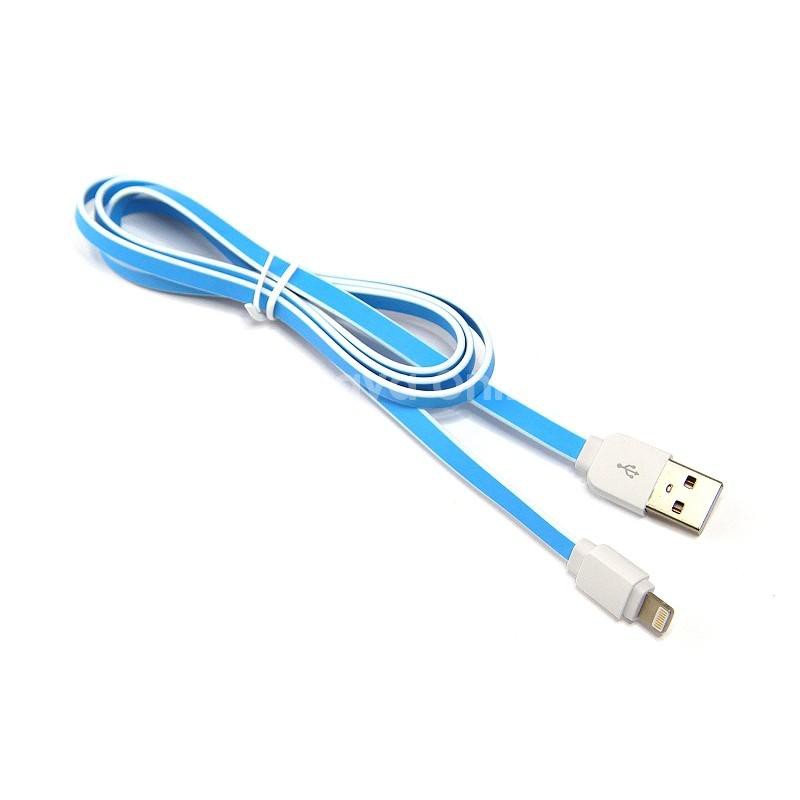 LDNIO CABLE XS-071 2.1A LIGHTNING-KABEL DATA IPHONE MURAH TERBARU XS-071 2.1 A HQ VARIASI BIRU LAUT - TEKNO KITA