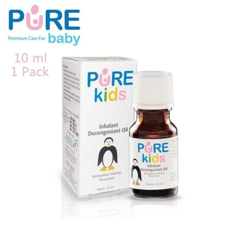 Pure Kids Inhalant Decongestant Oil 10ml untuk Hidung Tersumbat