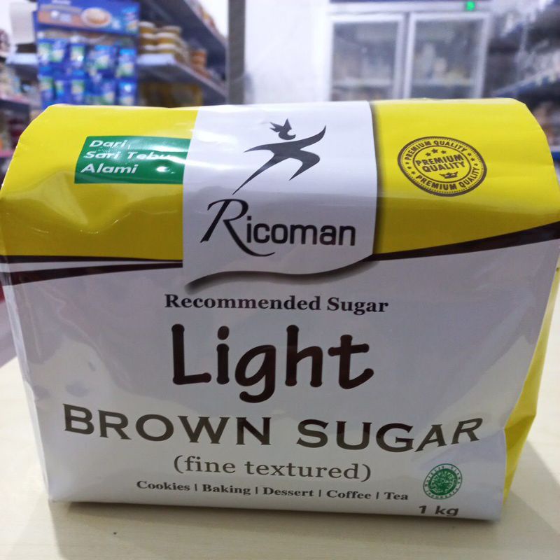 

Ricoman Light Brown Sugar 1kg