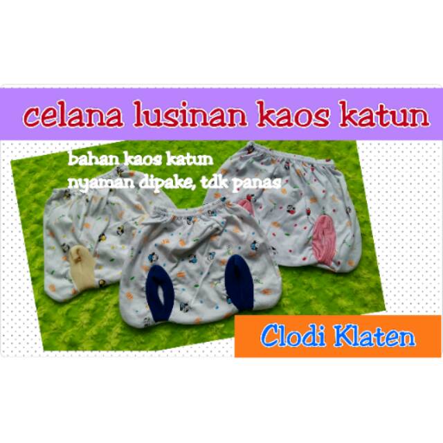 6 Pcs Celana Pop Kacamata Katun Kaos PE Grosir