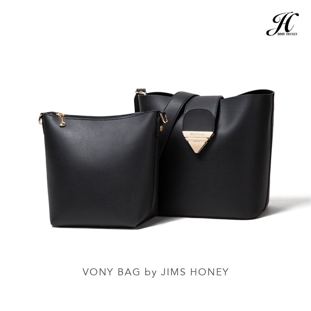 VONY Bag Jims Honey Tas Wanita Besar Kerja Simple Muat Banyak Fashion Trandy Original