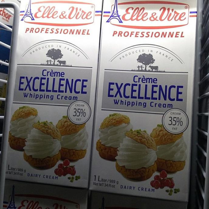 

(BISA COD) Elle and Vire Whipping Cream 1lt PROMO Kode 593