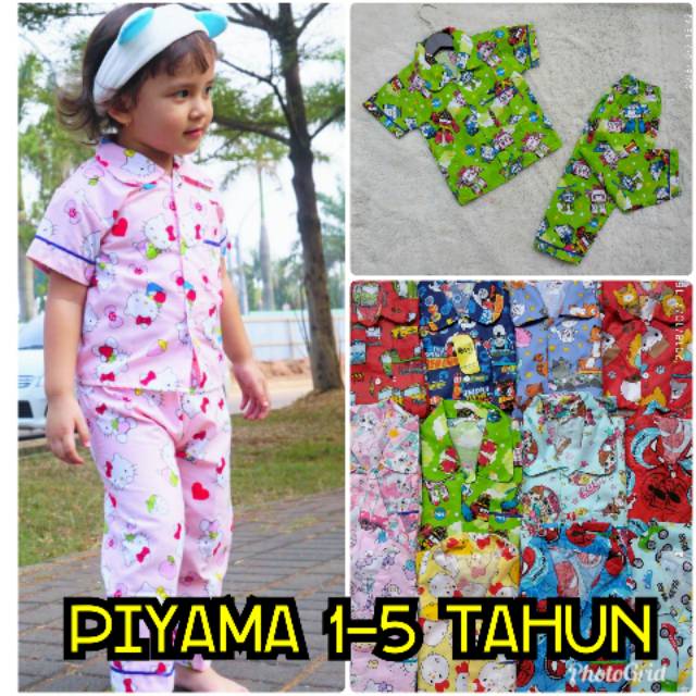 BISA COD Piyama Anak 1- 5 tahun