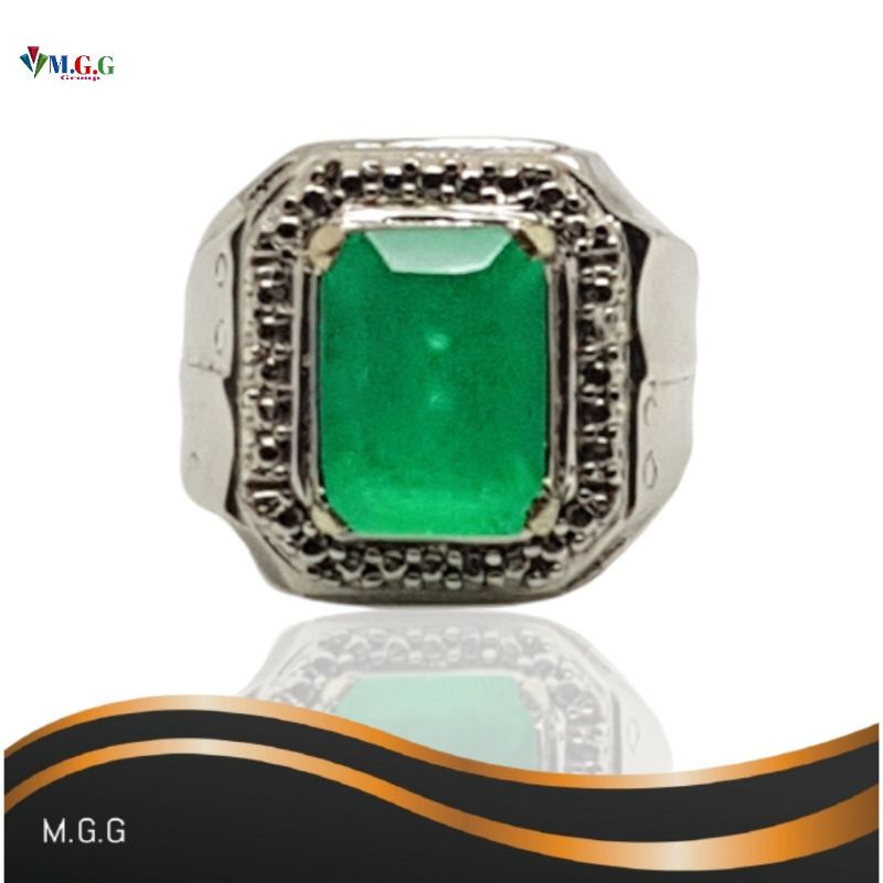 CINCIN BATU EMERALD ZAMBRUD ZAMBIA ORIGINAL STONE