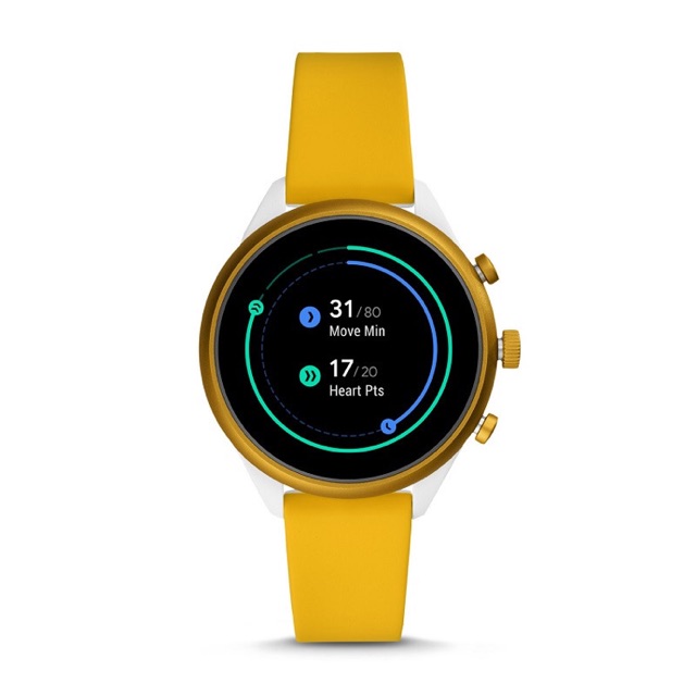 Fossil sport smartwatch yellow FTW6053