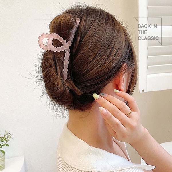 jepit rambut bead candy color hairclip jje072(1E4)