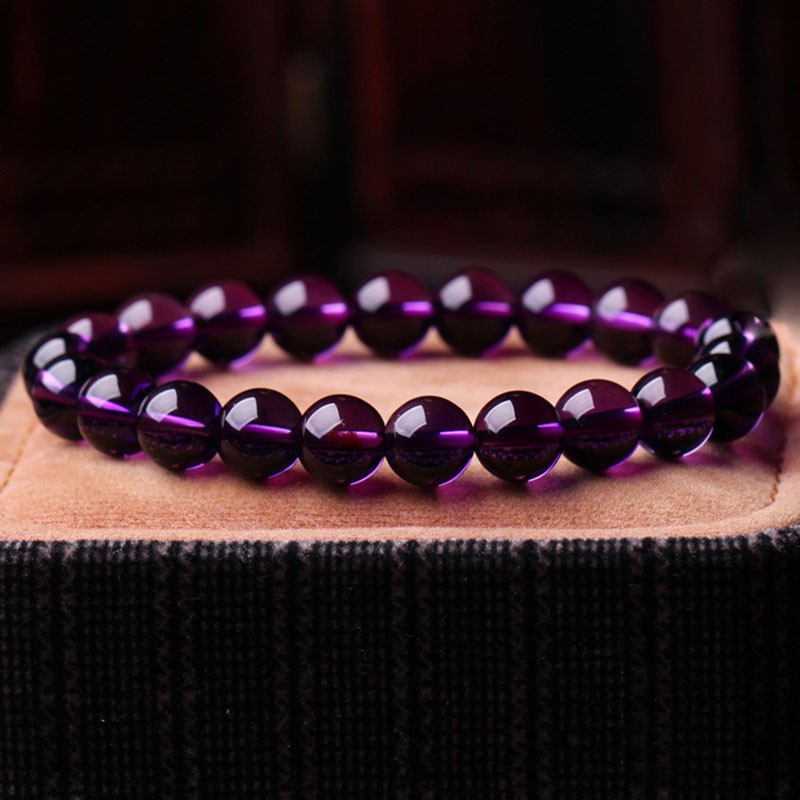 Reiki Chakra Crystal Agate Bead Bracelet 6mm 8mm 10mm