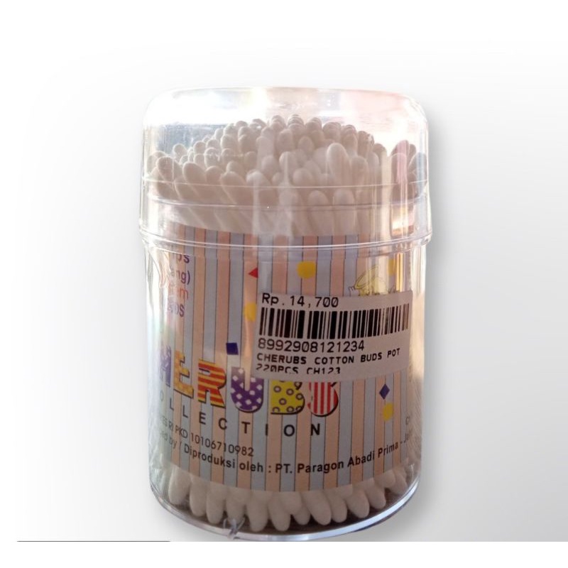 CHERUBS COTTON BUDS POT