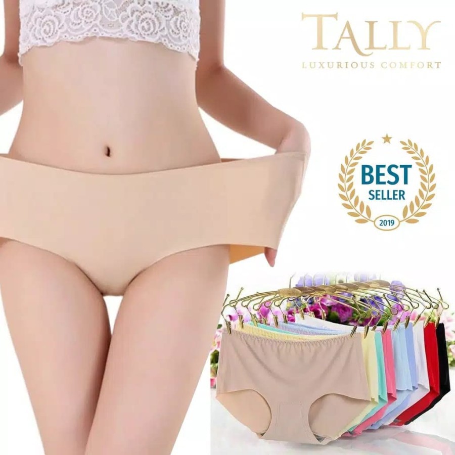 TALLY CELANA DALAM SEAMLESS WANITA TANPA JAHITAN/CD WANITA HALUS