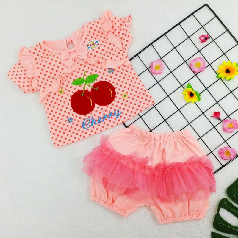 [Ss-7011] Pakaian Bayi Perempuan Size 0-6bulan, Setelan Anak Perempuan, Setelan Tutu, Celana Tutu