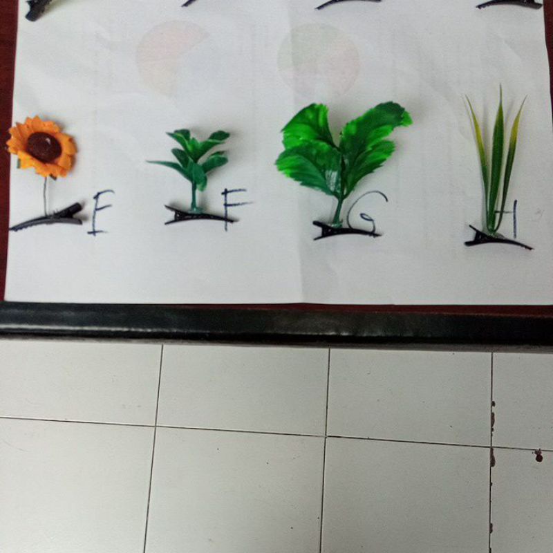 JEPIT RAMBUT TANAMAN PLANT HAIR CLIP  SPROUT HAIR CLIP
