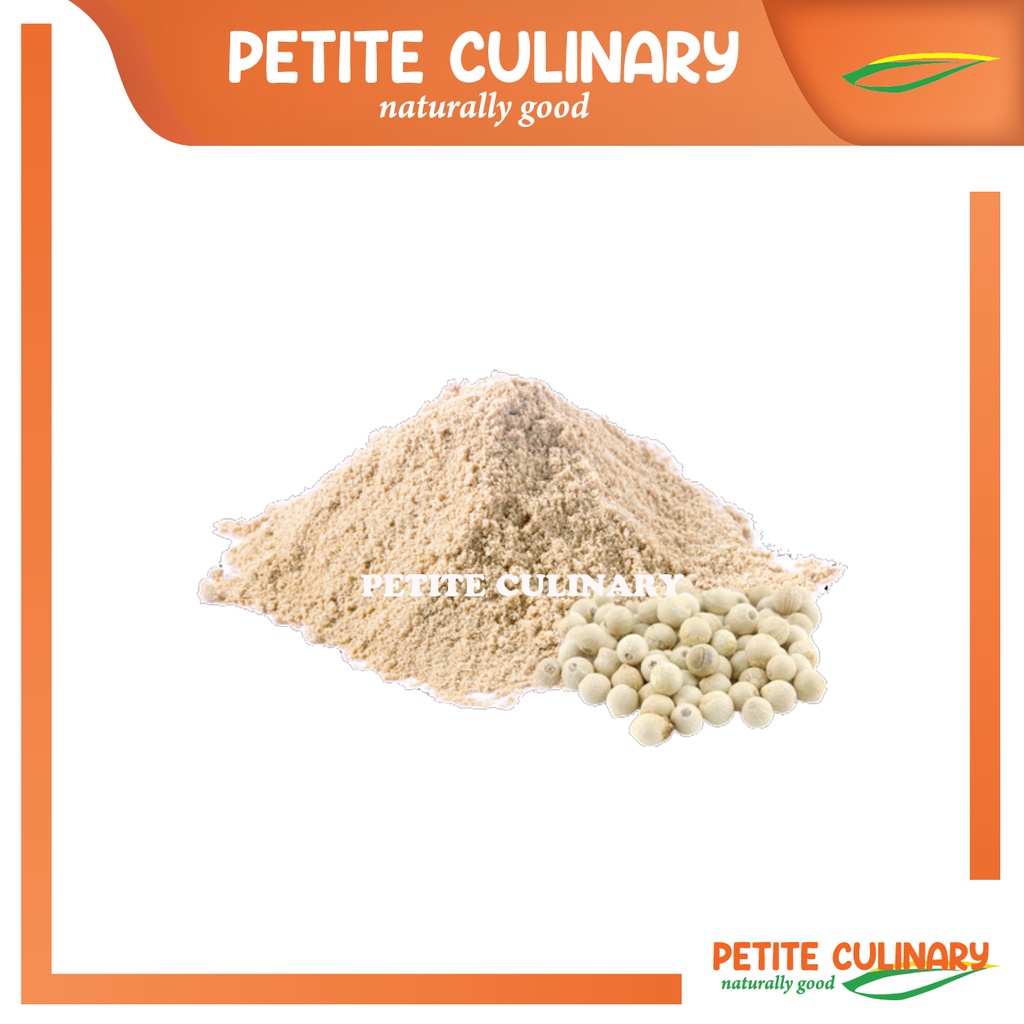 

PETITE LADA PUTIH BUBUK MURNI 500 GR - PURE WHITE PEPPER POWDER STANDAR RESTO