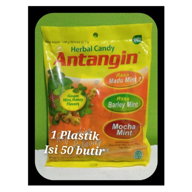 

Permen Antangin Herbal Candy plastik - 50 butir