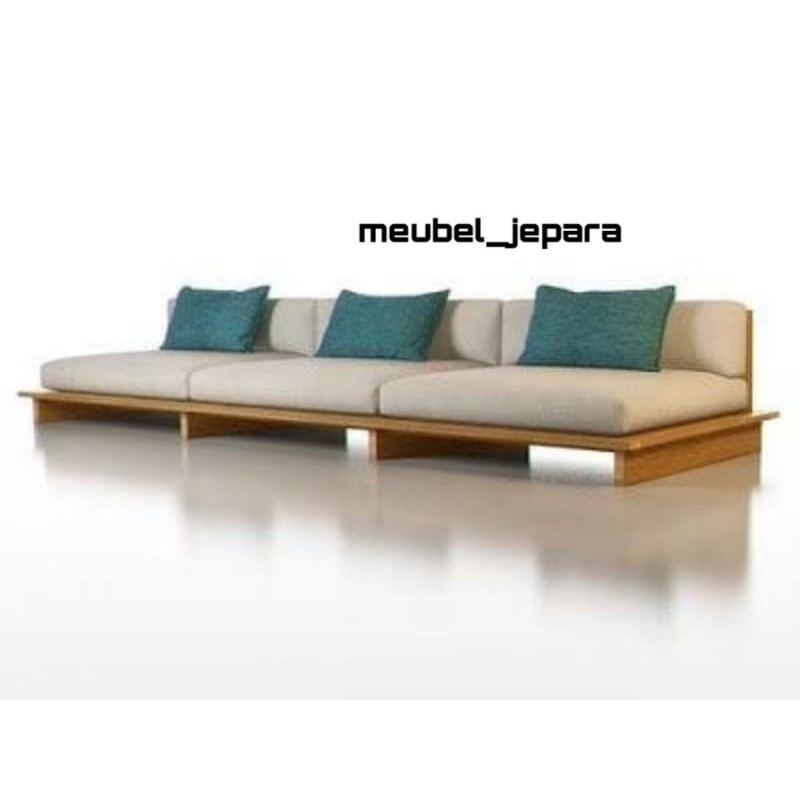 SOFA MINIMALIS KAYU JATI CUSTOME/FURNITURE JEPARA