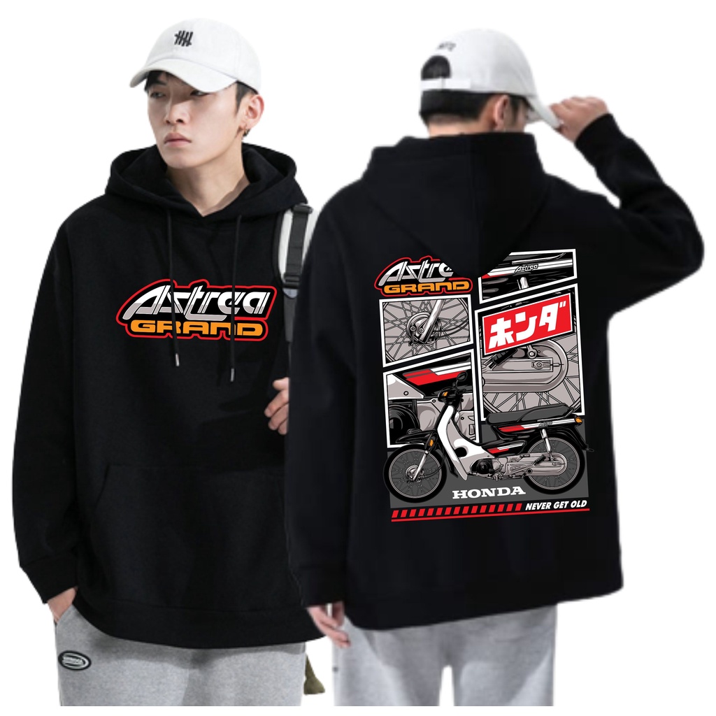 JAKET SWEATER DEWASA BIG SIZE motor jumper sweater hoddie pria wanita Honda astrea Grand Motor Beat 