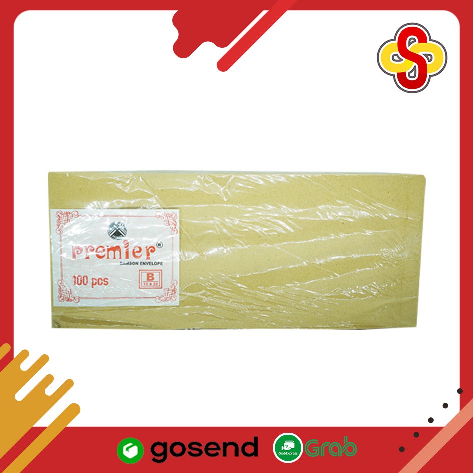 

Amplop Coklat Premier Samson B 12 x 28 cm Isi 100 lembar