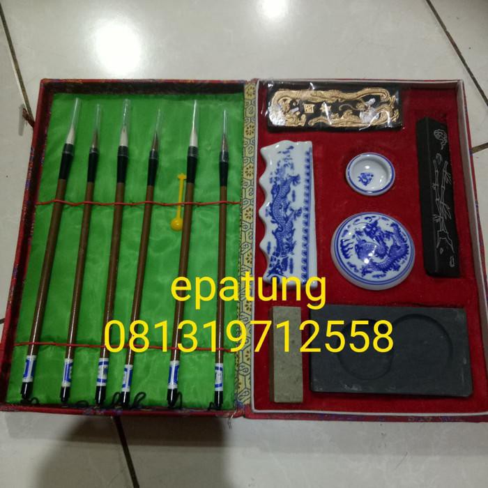 

Cat / Perlengkapan / Kuas China Cina Mopit Set Tinta Cusa - Besar