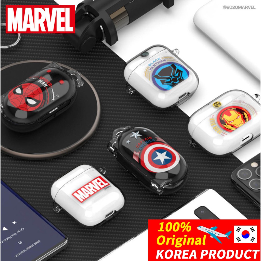 Marvel Official Clear Samsung Galaxy Buds Buds Plus Buds