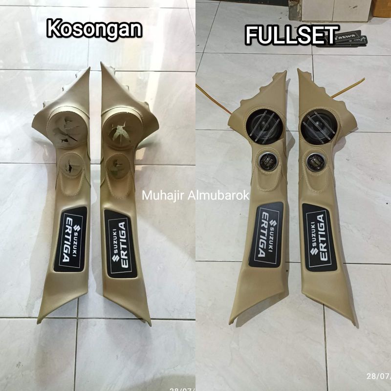 PROMO Pilar 3 way ertiga lama (2012-2017) fullset speaker tweeter midrange