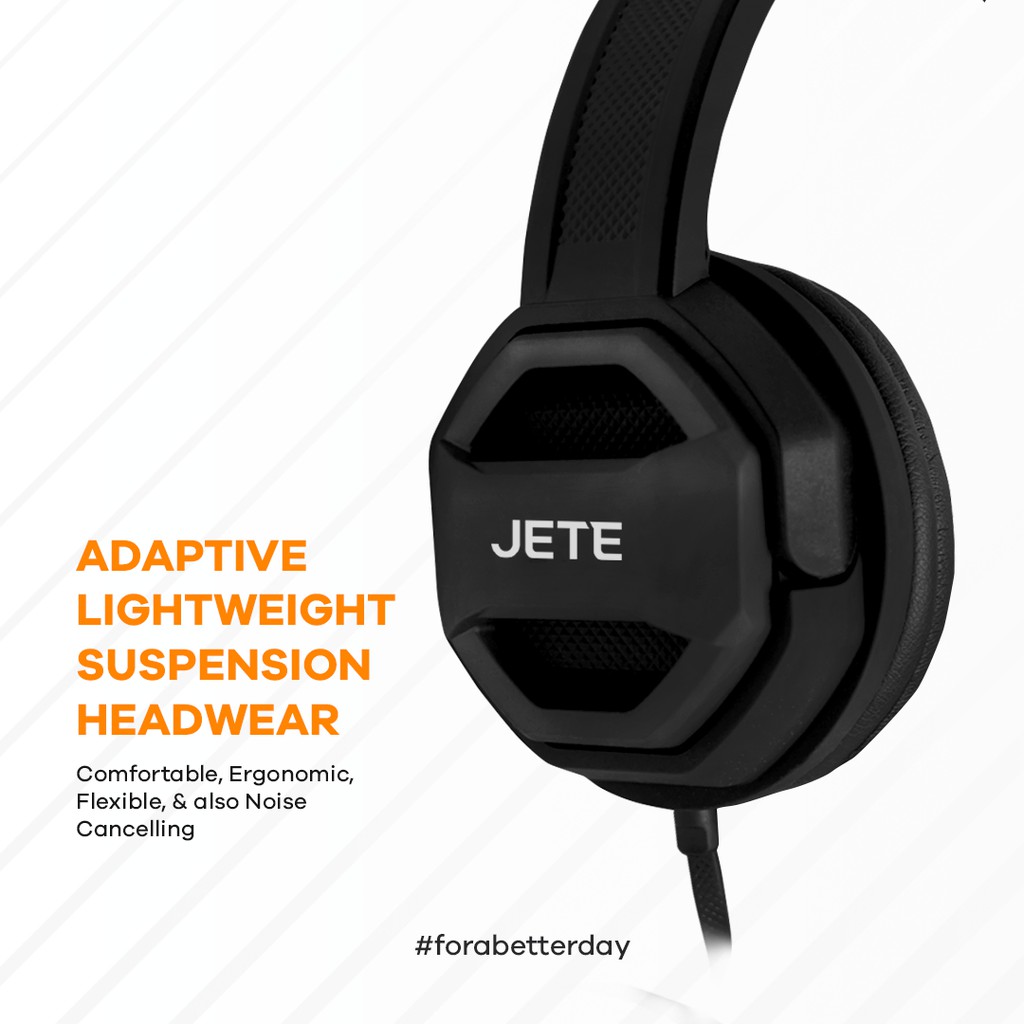 Headset Headphone JETE HB2 Noise Cancelling - Garansi 2 Tahun