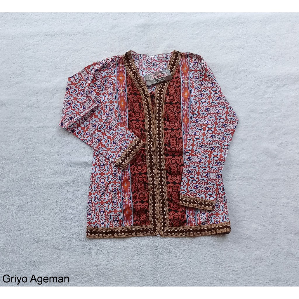 Baju Batik Coklat
