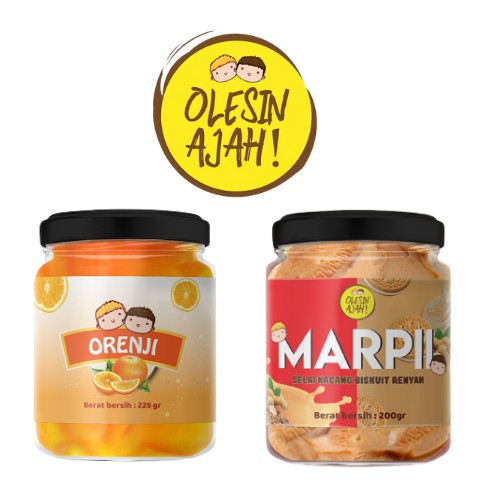 

Promo OlesinAjah Selai Orenji + Marpii 200Gr
