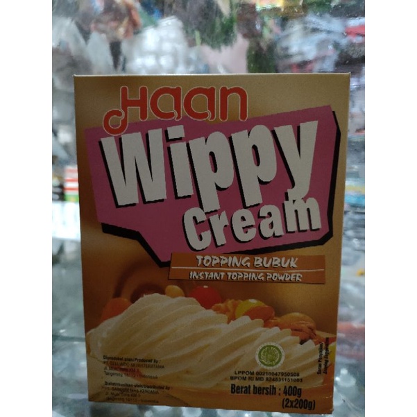 

Haan Wippy Cream 200gr