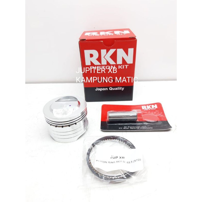 Seher Piston kit RKN JAPAN Bore Up 130cc Jupiter Z - Vega R XB Pin 13 53.5 54 55 55.25 55,5 56 mm Pen 13-1