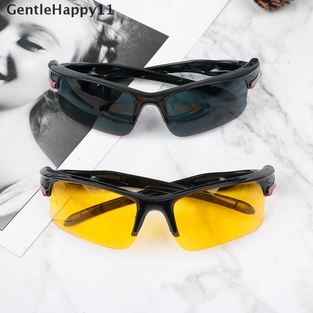 Gentlehappy 1Pc Kacamata Polarized Anti Silau Goggles Glasses Night Vision Kacamata Berkendara