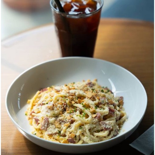 

Pasta For Two - Creamy Carbonara Pasta (FRESHLY COOKED) - 2 pax - Spaghetti
