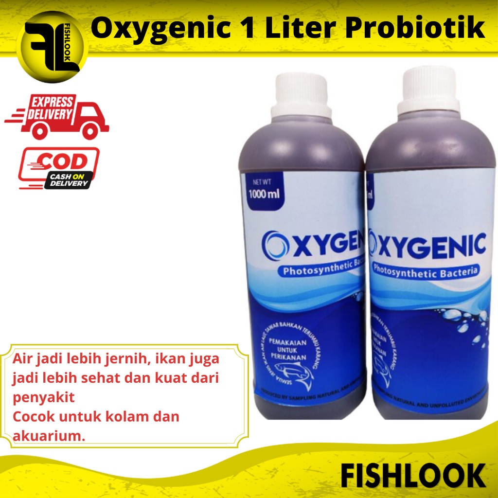 Oxygenic 1 Liter Probiotik Bakteri Starter Kolam Akuarium Aquascape