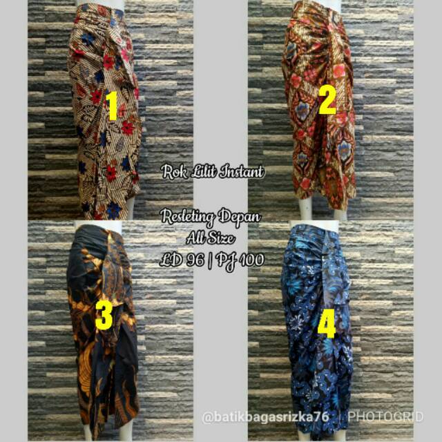 ROK LILIT INSTAN batik pekalongan bawahan batik risna hbr batik modern