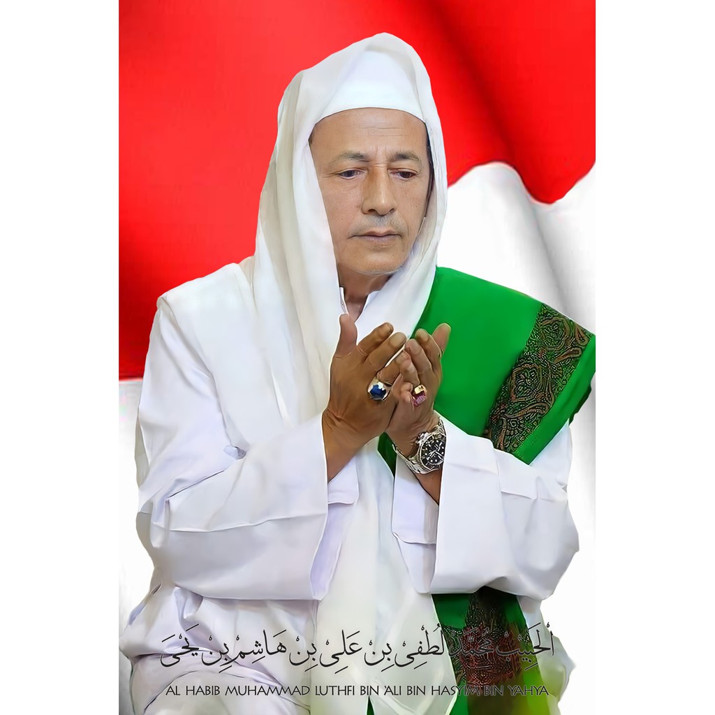 poster habib luthfi bahan luster cetak uv