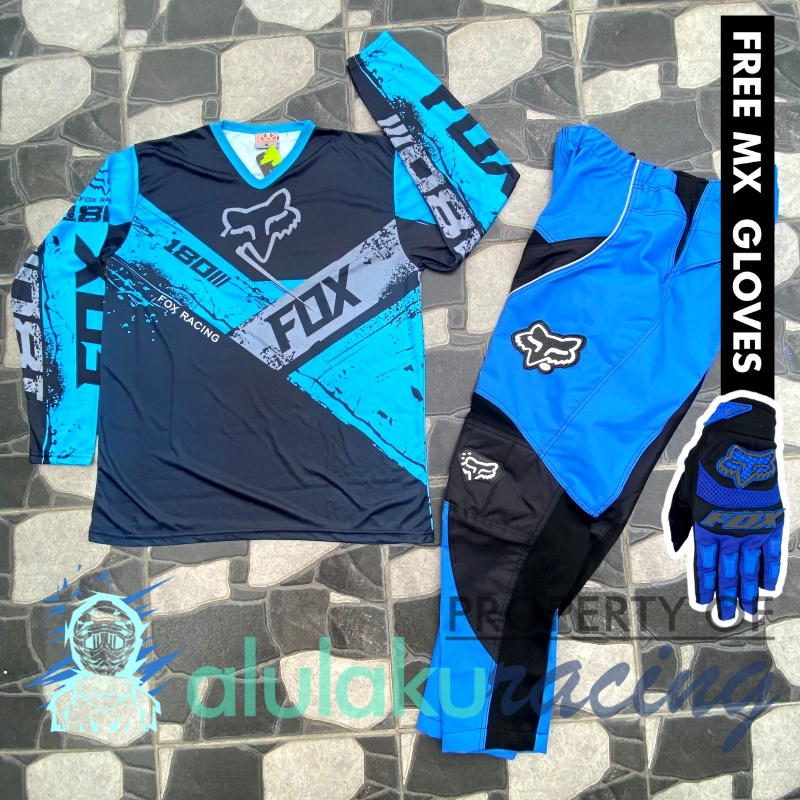Jersey &amp; Celana MX Trail Motocross - Paket Bundling FOCT1806-F46