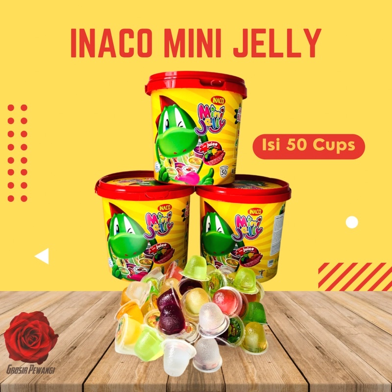 

Inaco Mini Jelly Bucket 50 Cup | Agar-agar Inaco Ember