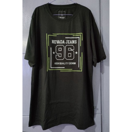 KAOS NEVADA BIG SIZE PRIA ORIGINAL MATAHARI WARNA HITAM