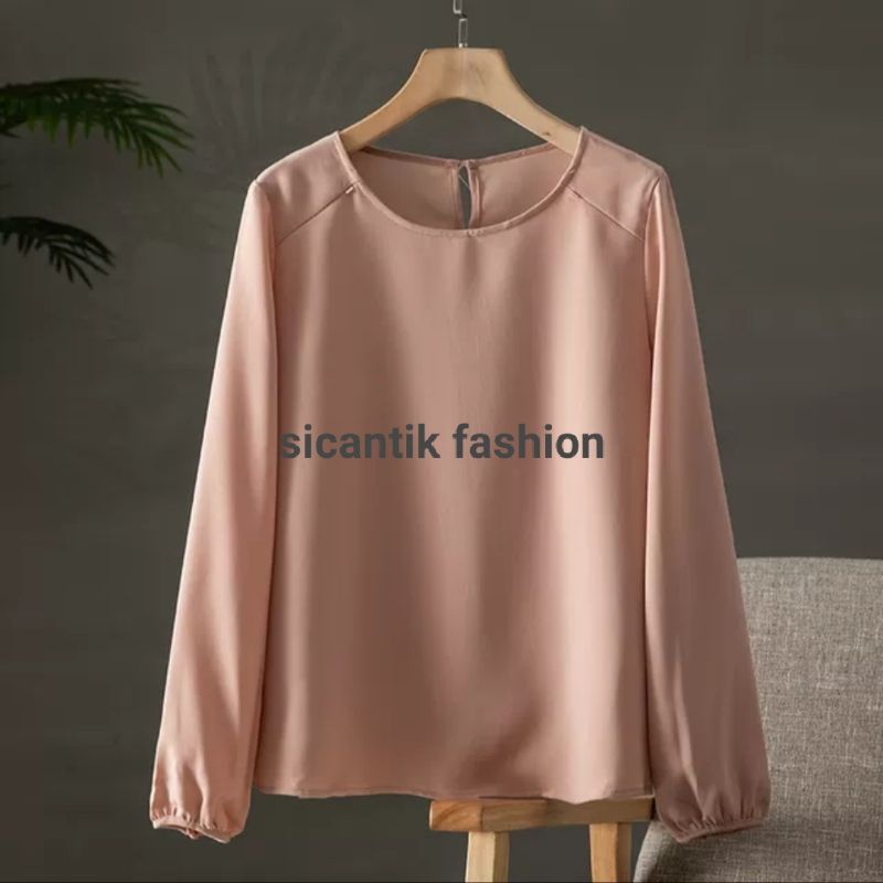 Blouse Wanita Korean style/Atasan wanita lengan panjang all size