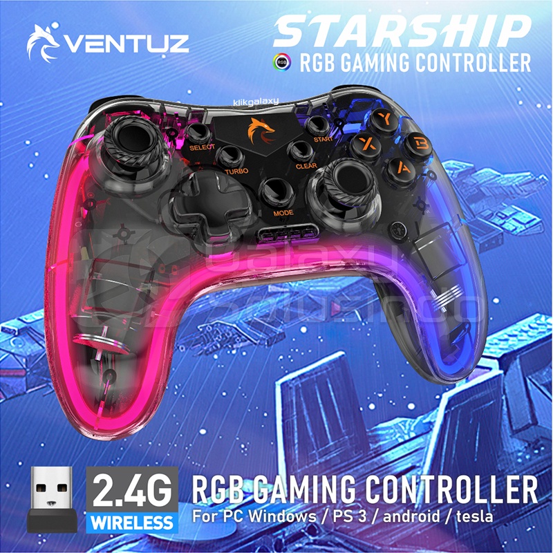 VENTUZ Starship RGB Wireless Gamepad