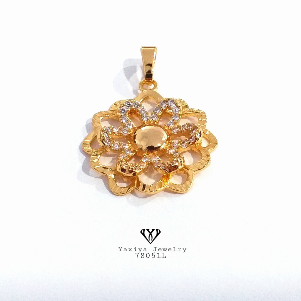 

Liontin bunga Permata Perhiasan imitasi Gold 18k Yaxiya Jewelry 78051L