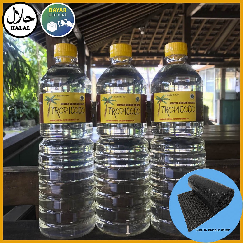 

MINYAK GORENG KELAPA TROPICOCO 3 LITER - MINYAK KELAPA - MINYAK GORENG TROPICOCO - COCONUT OIL