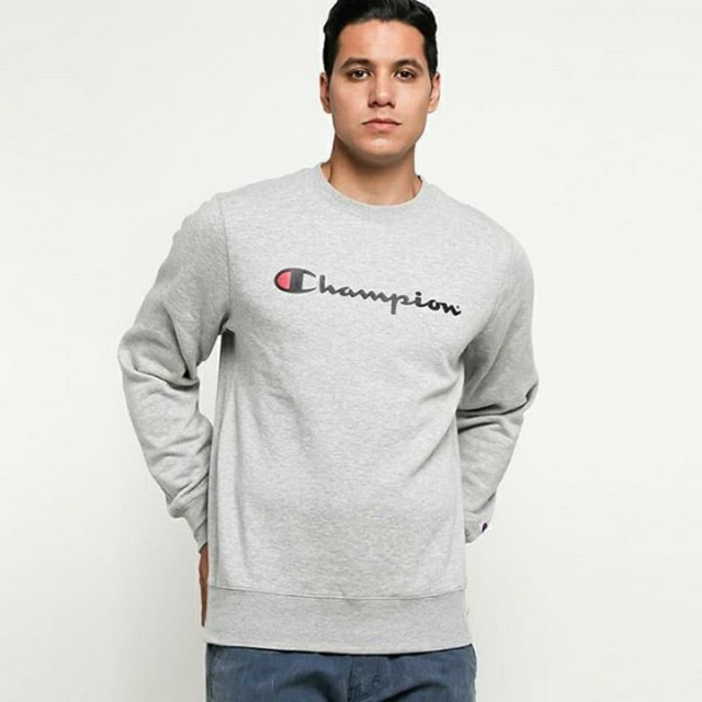 Sweater champion sablon tulisan champion original 100% jaket pria