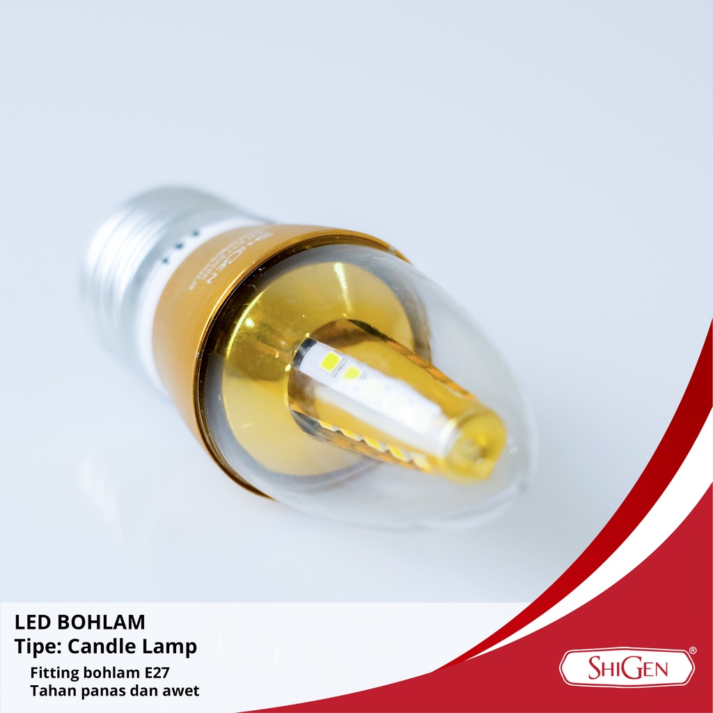 CANDLE LAMP 4W WARMWHITE SHIGEN