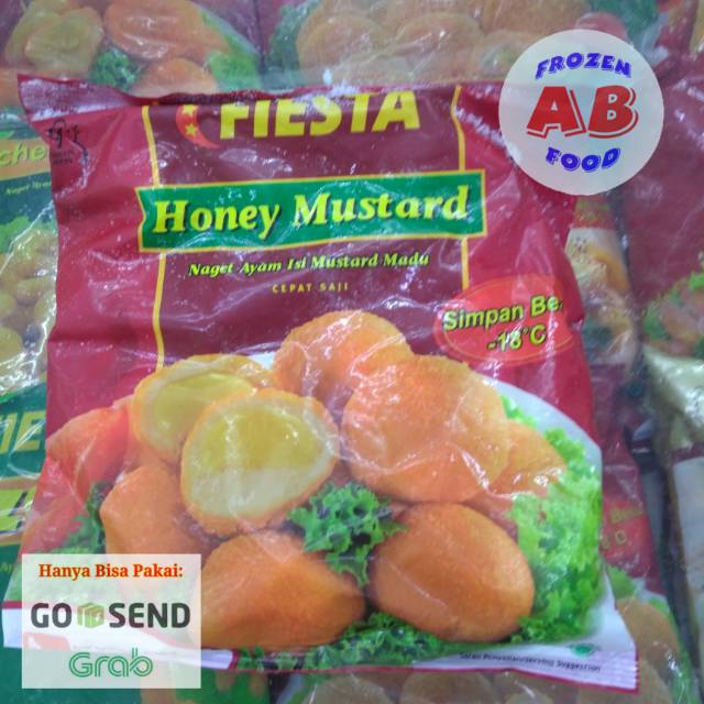 

Fiesta Honey Mustard 500 gram Naget Ayam isi Mustard Madu 500gr Fiesta Chicken Nugget Honey Mustard