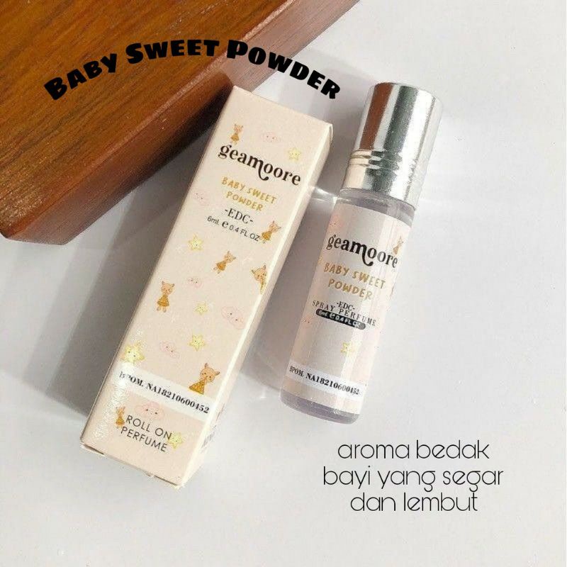 (BPOM) GEAMOORE Inspired Parfume 6ml-Baby Sweet Powder