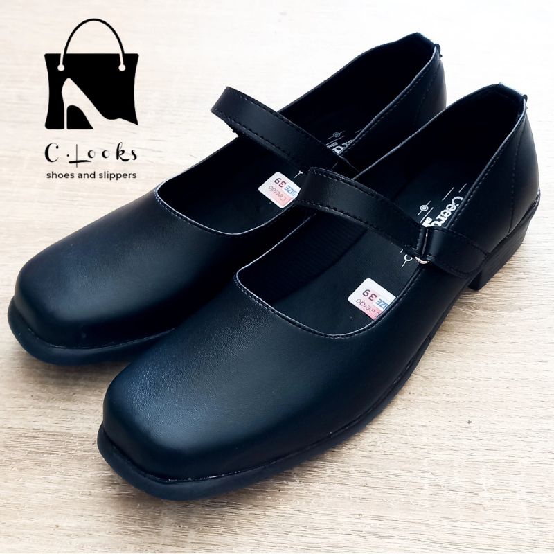 Sepatu Pantofel Sekolah Paskibraka Hak 3Cm Size 36-41