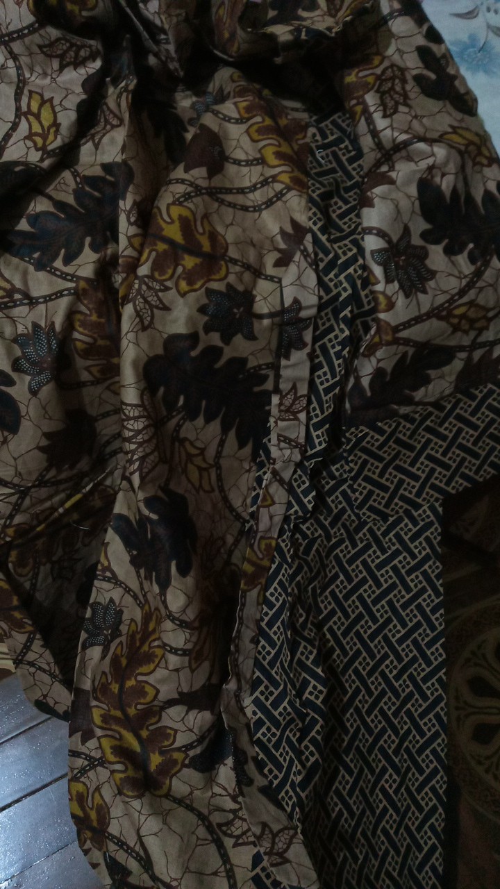 Batik Tunik Shibori Jumputan Terbaru Size S-3l / Hrb026 Yelbor Navbor / Biru Putih / Original..