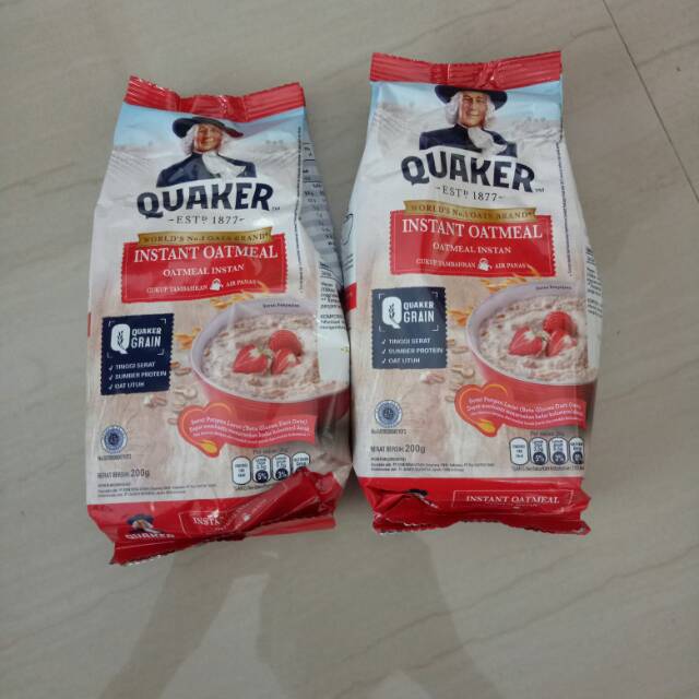 

oatmeal instan quaker 200g