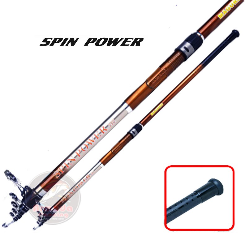 Joran Pancing Maguro SPIN POWER | Antena | Telescopic | Surf Casting