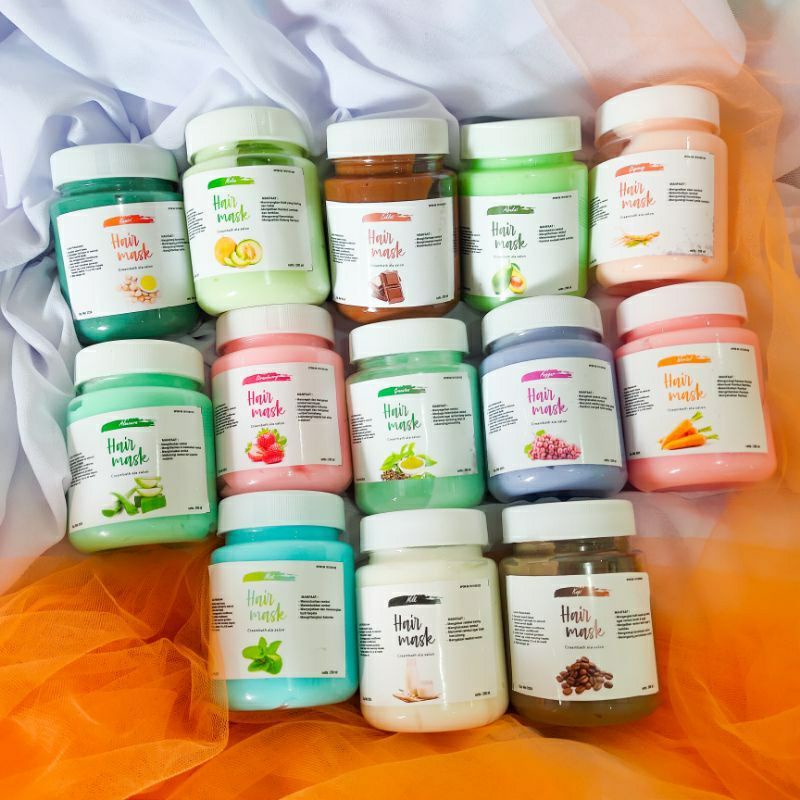 PAKET HEMAT 4PCS HAIRMASK BPOM