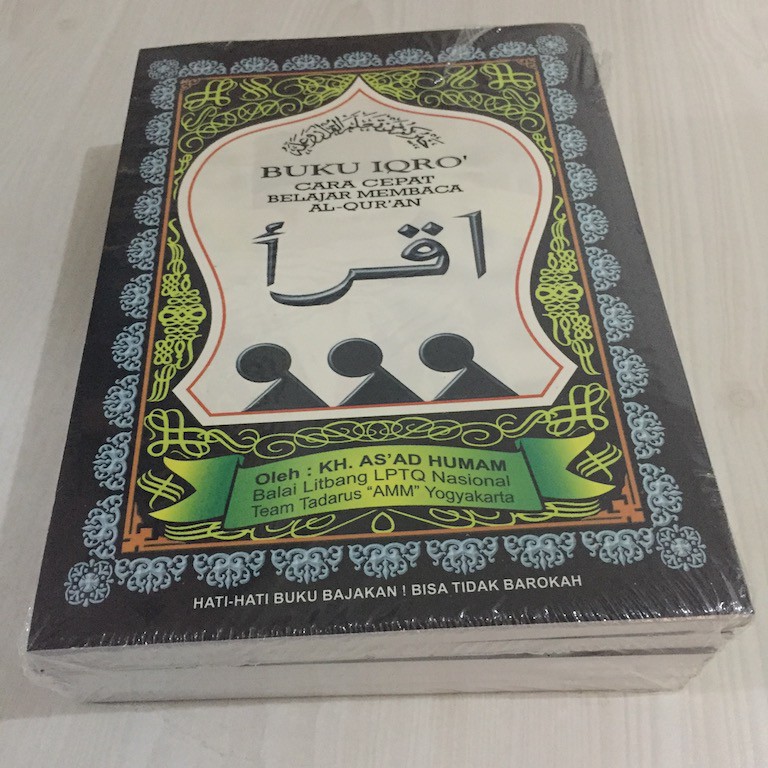 Buku IQRO Bendel Besar Kertas HVS - Buku Iqra - Buku Anak